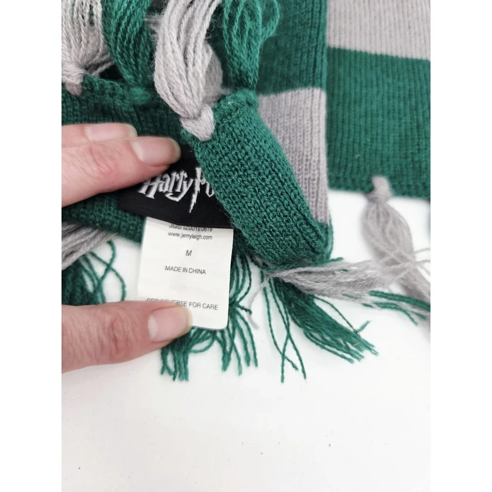 Harry Potter Slytherin Knit Soft Warm Winter Costume Scarf Gift Med